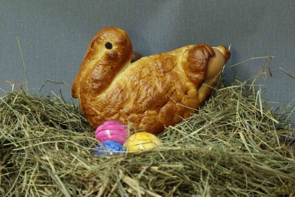 Ostern mit Storch bei der Landbäckerei Koch